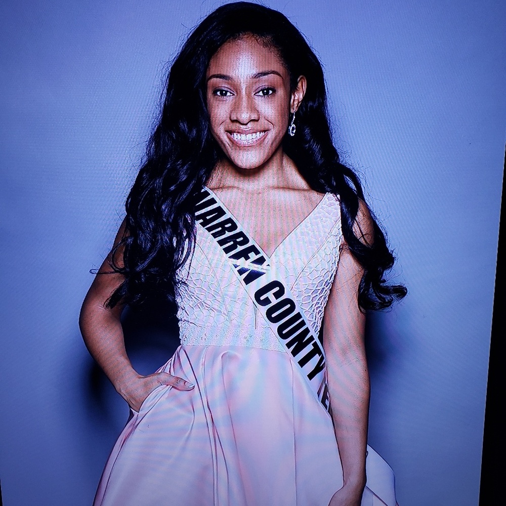 SHERRI HILL Light pink beaded cocktail dress